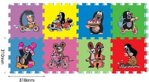 Pěnová podložka krtek 30 x 30 cm 8 ks / soft puzzle