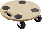 Meister Werkzeuge 0821350 přepravní podvozek, materiál dřevo, max. 150 kg, 350 mm x 350 mm x 100 mm