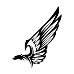 Samolepka pták Fénix na auto a motorku, tuning nálepka (3630)