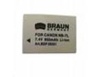 Braun akumulátor CANON NB-7L, 850mAh