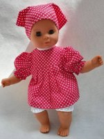 * Hamiro miminko 30cm látkové tělo / mrkací - česká panenka, 0+