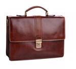 IL GIGLIO pánská kožená aktovka 906 hnědá