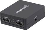 Manhattan 207652 2 porty HDMI rozbočovač 1920 x 1080 Pixel černá