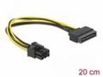 Delock napájecí kabel SATA 15 pin na 6 pin PCI Express