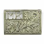 AutorskeSperky.com - Stříbrná gravírovaná brož - S2712