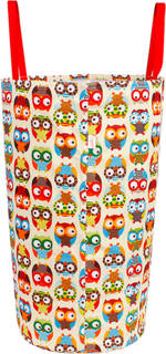 MERCO Hra skákací pytel canvas 50x70cm sovičky set 3ks