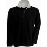 Mikina pánská Kariban Trucker - černá-šedá, L