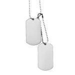 Známky identifikační US DOG TAG STŘÍBRNÉ
