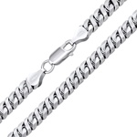 Pánský stříbrný náhrdelník DIESEL - 6 mm