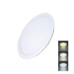 Solight LED mini panel CCT, podhledový, 12W, 900lm, 3000K, 4000K, 6000K, kulatý - WD140