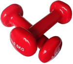 ACRA Činky aerobikové jednoruční 2x 0,5kg červené 1 pár