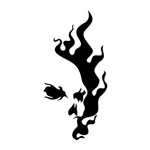 Samolepka Ghost na auto a motorku, tuning nálepka (1881)