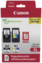 Canon Ink PG-560XL plus CL-561XL originál Dual černá, barva 3712C008