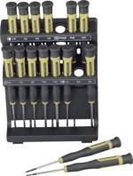 Proxxon Micromot MICRO sada šroubováků, plochý, křížový PH, vnitřní šestihran (TX), inbus, 15dílná, 28 148