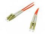 C2G Low-Smoke Zero-Halogen - Patch kabel - multirežim LC (M) do multirežim LC (M) - 5 m - 5 m - optické vlákno - 62,5, 125 mikron - oranžová