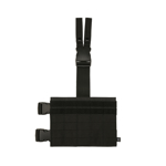 Stehenný nosič Brandit Molle Leg Panel - čierny