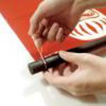 Japonská dřevěná závěsná tyč pro Furoshiki, 60 cm