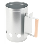 Startér na dřevěné uhlí a brikety Cattara - stříbrný