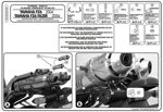 Montážní sada 351KIT - YAMAHA FZ6/FZ6 600 Fazer (04-07)