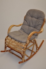 Polstr na křeslo klasik šedý melír | RYCHLÉ DODÁNÍ