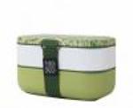Box na jídlo Bento Yoko Design Jasmine, dvoupatrový, 1,2 litru