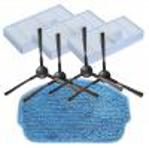 8ks Kartáče a filtry pro ETA Rover, Torro, Tesla iQ100, Conga 999, Nedis WIFIVCR001CBK s mopem