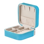 Cestovní šperkovnice 10x10 cm - modrá