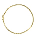 Zlatý pánský náramek Snail 2 mm - Y