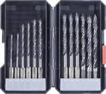 kwb 108830 sada spirálových vrtáků do dřeva 12dílná 3 mm, 4 mm, 5 mm, 6 mm, 7 mm, 8 mm rychloupínací sklíčidlo, ozubené sklíčidlo 12 ks