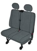HP Autozubehör 22417 Potah na dvě sedadla 4dílná polyester šedá dvojité sedadlo