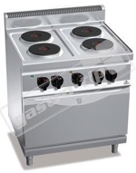 Elektrický sporák s troubou Bertos E7P4+FE gastro