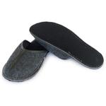 Celofilcové uzavřené pantofle černé 35