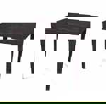 Zahradní jídelní stůl Dallas 90x90 cm - hnědý