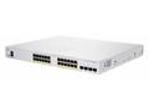 Cisco switch CBS250-24P-4G (24xGbE, 4xSFP, 24xPoE+,195W, fanless) - REFRESH