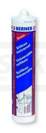 Silikonový tmel Berner Universal bílý 310 ml