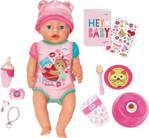 ZAPF BABY BORN Panenka miminko Emma 43cm pije čůrá set s doplňky