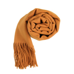 Dámská jednobarevná pašmína světle rezavá