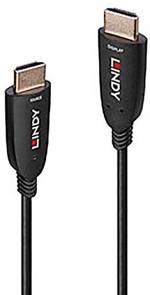 LINDY HDMI kabel Zástrčka HDMI-A 50.00 m černá 38515 8K UHD HDMI kabel