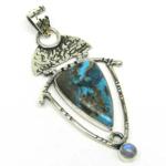 AutorskeSperky.com - Stříbrný přívěsek s tyrkysem - S7169