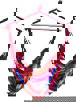 Dimenza zahradní látková houpačka BRASIL - červená s pruhy