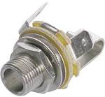 Rean AV NYS 229 jack konektor 6.35 mm zásuvka, vestavná vertikální Pólů: 2 mono stříbrná 1 ks