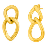 Pozlacené náušnice Mariella z chirurgické oceli