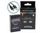 PATONA baterie pro foto Olympus BLS-5, BLS5 1050mAh Li-Ion Platinum USB-C nabíjení