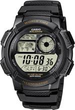 Casio Quartz náramkové hodinky AE-1000W-1AVEF (d x š x v) 48.1 x 43.7 x 13.7 mm černá Materiál pouzdra=Rezinát materiál řemínku=Rezinát