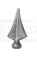 Kovaná špice litinový prvek