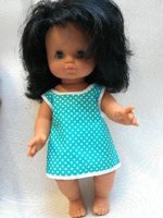 * Hamiro panenka 30 cm pevné tělo / mrkací - česká panenka, 0+