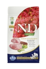 N&D GF Quinoa DOG Weight Mngmnt Lamb & Broccoli Mini 2,5