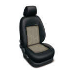 Autopotahy na Škoda Octavia I., dělené zadní sedadlo, 4 opěrky hlavy, Authentic Premium Matrix, barva Matrix  béžová 2210