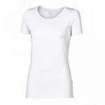 triko krátké dámské Progress ORIGINAL POLY bílé M