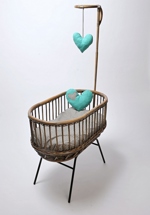 Ratanová dětská postýlka SEMAMBO | RYCHLÉ DODÁNÍ